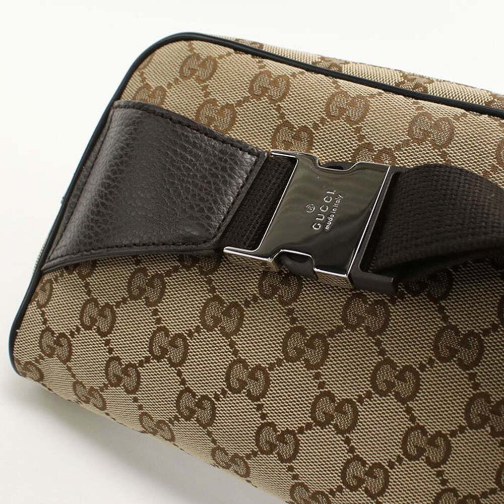 GUCCI Brown Canvas Hobo Bag - Picture 7 of 8